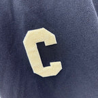 Black Wool Letter Varsity - Men's