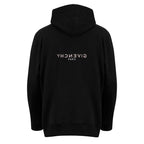 Schwarzer Baumwollpullover mit Textlogo – Herren