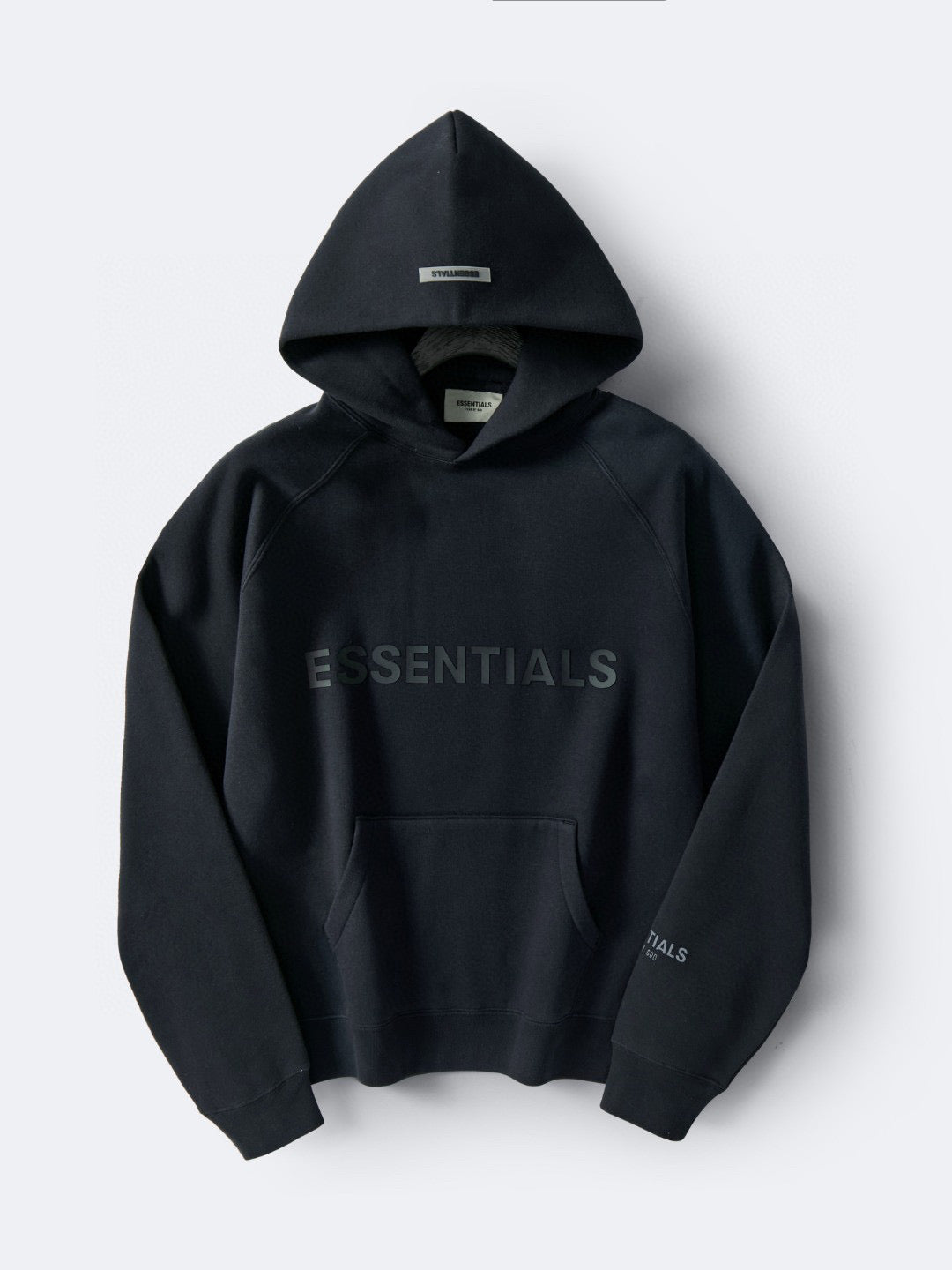 Grey Cotton Logo Pullover - Men's
