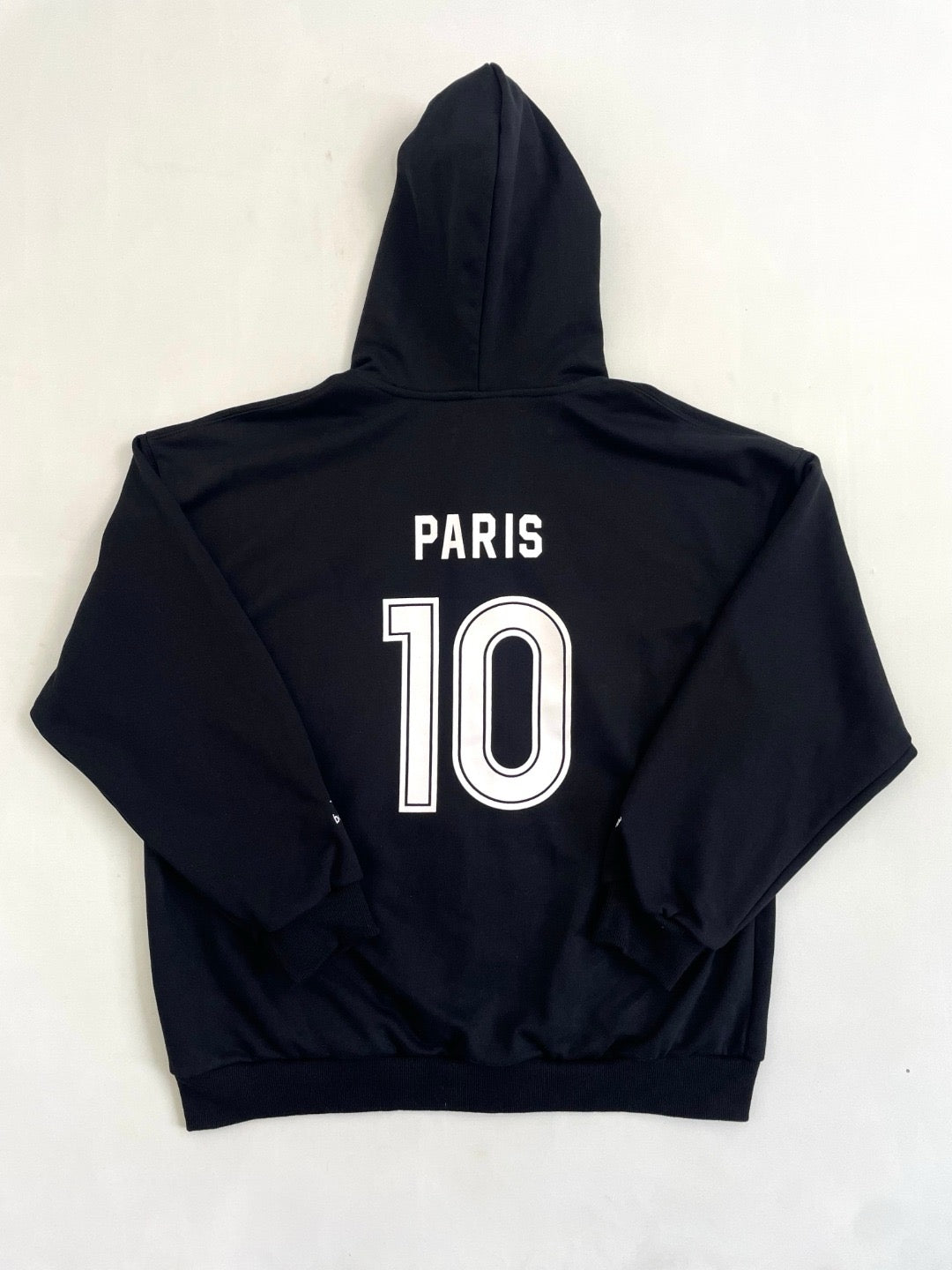 Schwarze Baumwoll-Sweatjacke mit Grafik – Herren