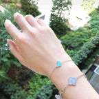 Butterfly Turquoise Butterfly Bracelet Silver – LUX VERSE Luxury Designer Fashion Outlet