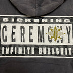 Black Cotton Washed Pullover - Men's
