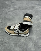 White Mesh Colourblock Chunky - Women's