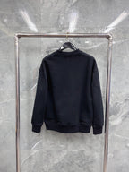 Navy Cotton Heart Logo Crewneck - Men's