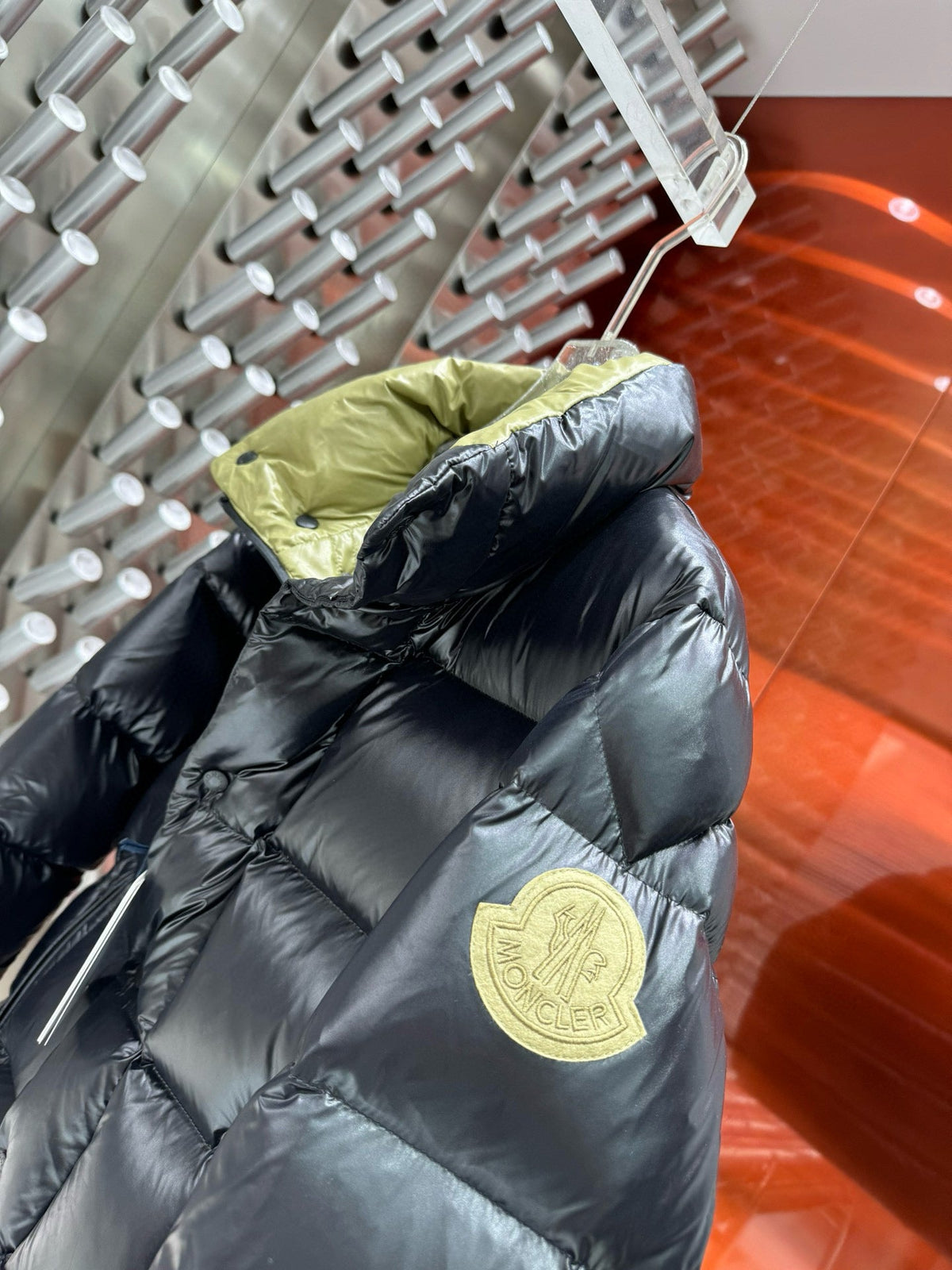 Schwarze Daunenjacke – Herren
