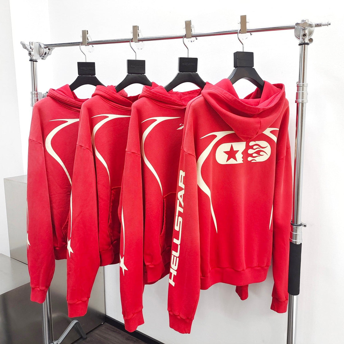 Roter Kapuzenpullover - Herren