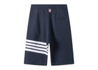 Red Jersey Bar Stripe Drawstring - Men's