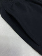 Navyfarbene Baumwollhose mit Kordelzug – Herren