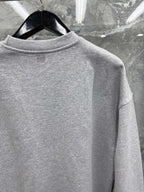 Navy Cotton Heart Logo Crewneck - Men's