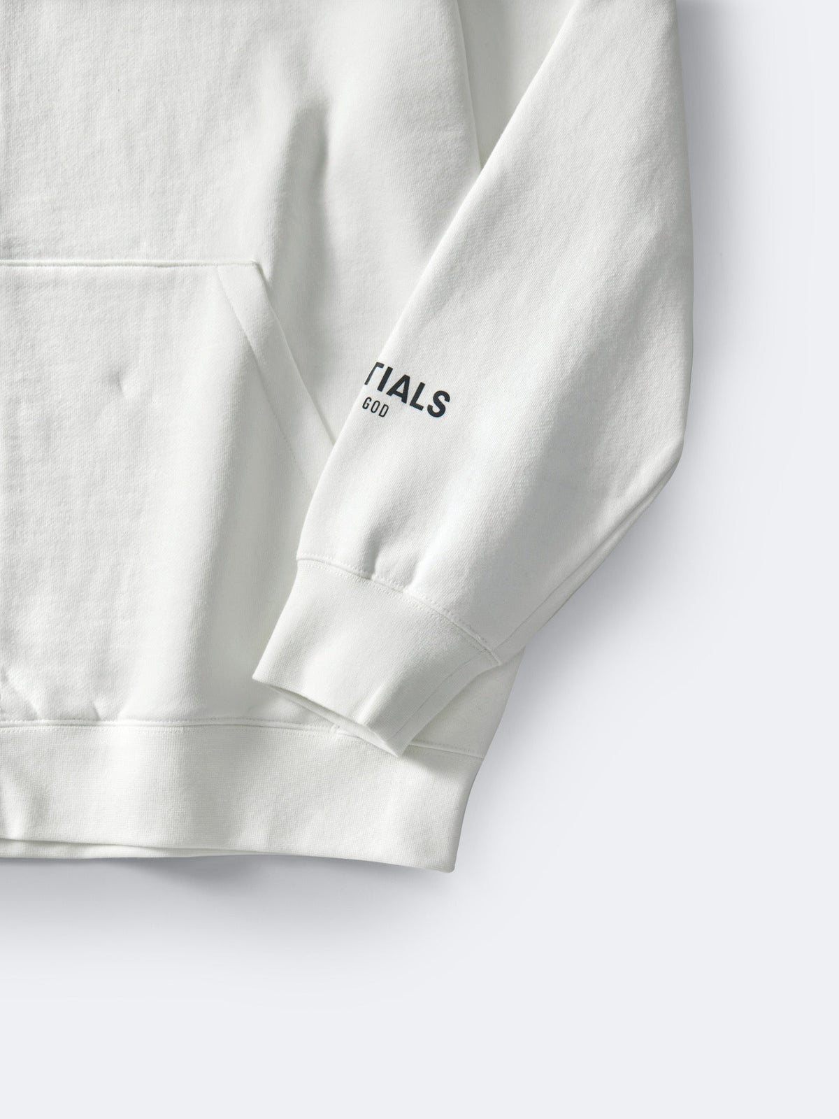 White Cotton Plain Zip-Through - Men's