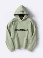 Grey Cotton Logo Pullover - Men's