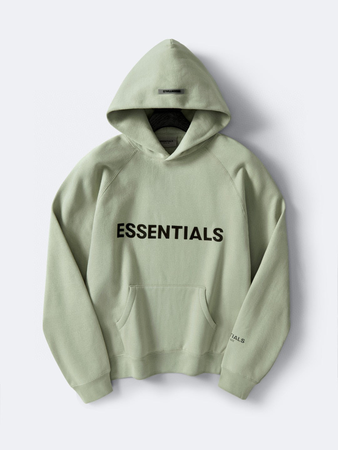 Grey Cotton Logo Pullover - Men's
