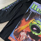 Schwarz-weißes T-Shirt – Herren