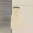 Black Cotton Drawstring Joggers - Men's