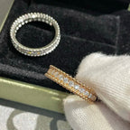 Perlee Diamond Silver Ring – LUX VERSE Luxury Designer Fashion Outlet