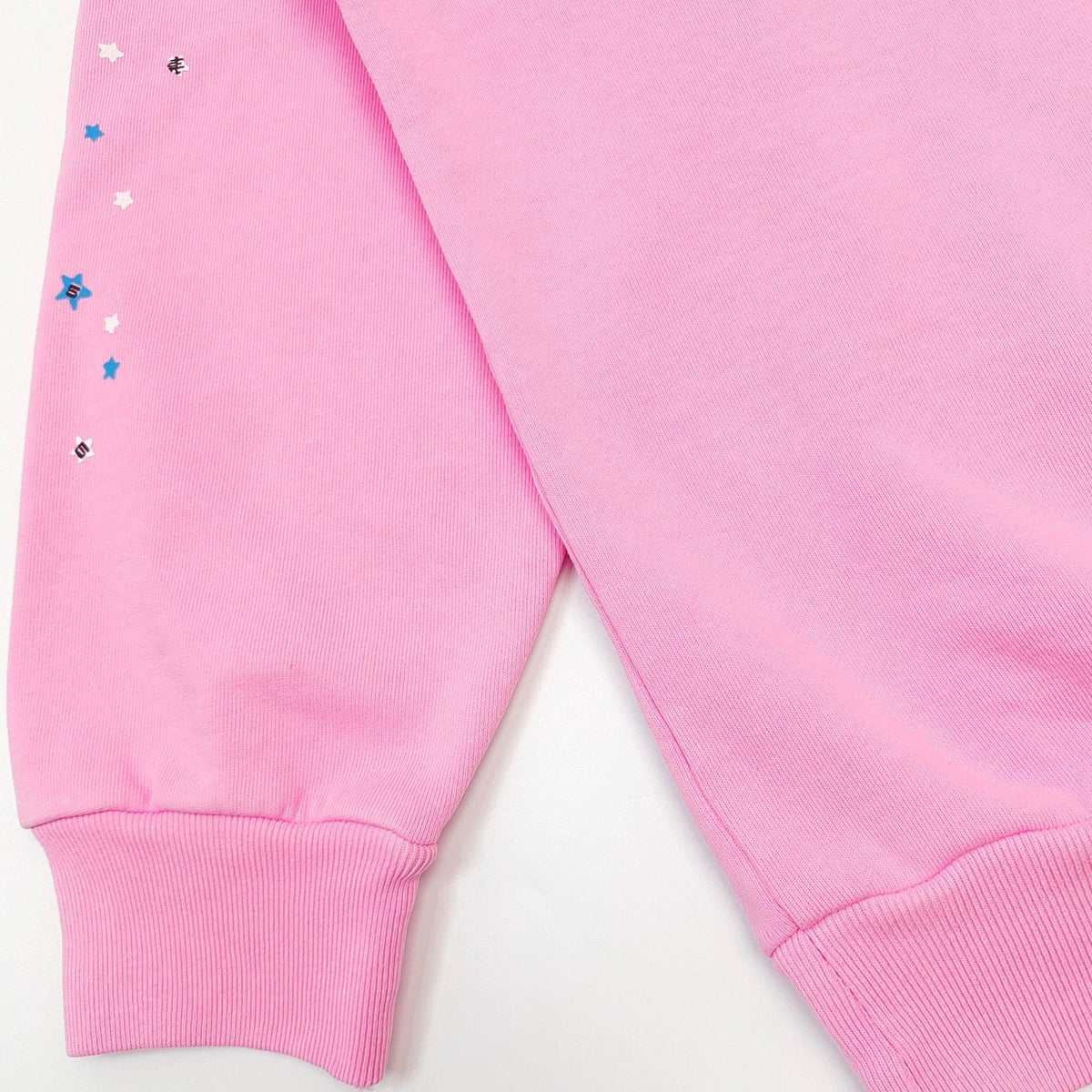 Pink Cotton Tonal Web Pullover - Men's