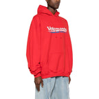 Schwarzer Baumwoll-Logo-Pullover für Herren