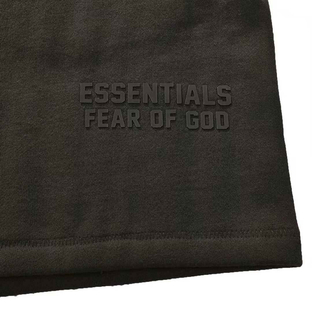 Brown Cotton Logo Drawstring - Men's