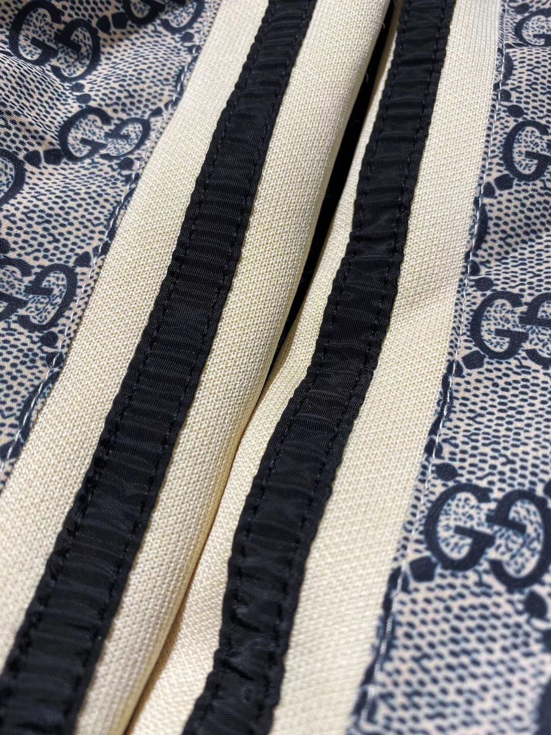 Black Jersey Monogram Sleeve Track - Men's