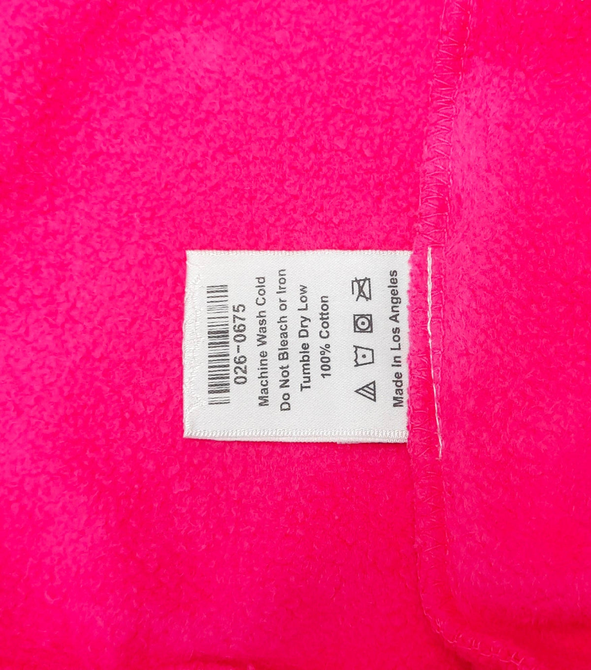 Pink Cotton Web Graphic Pullover - Men's