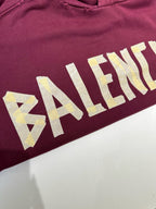Marineblauer Baumwoll-Pullover mit kräftigem Text - Herren