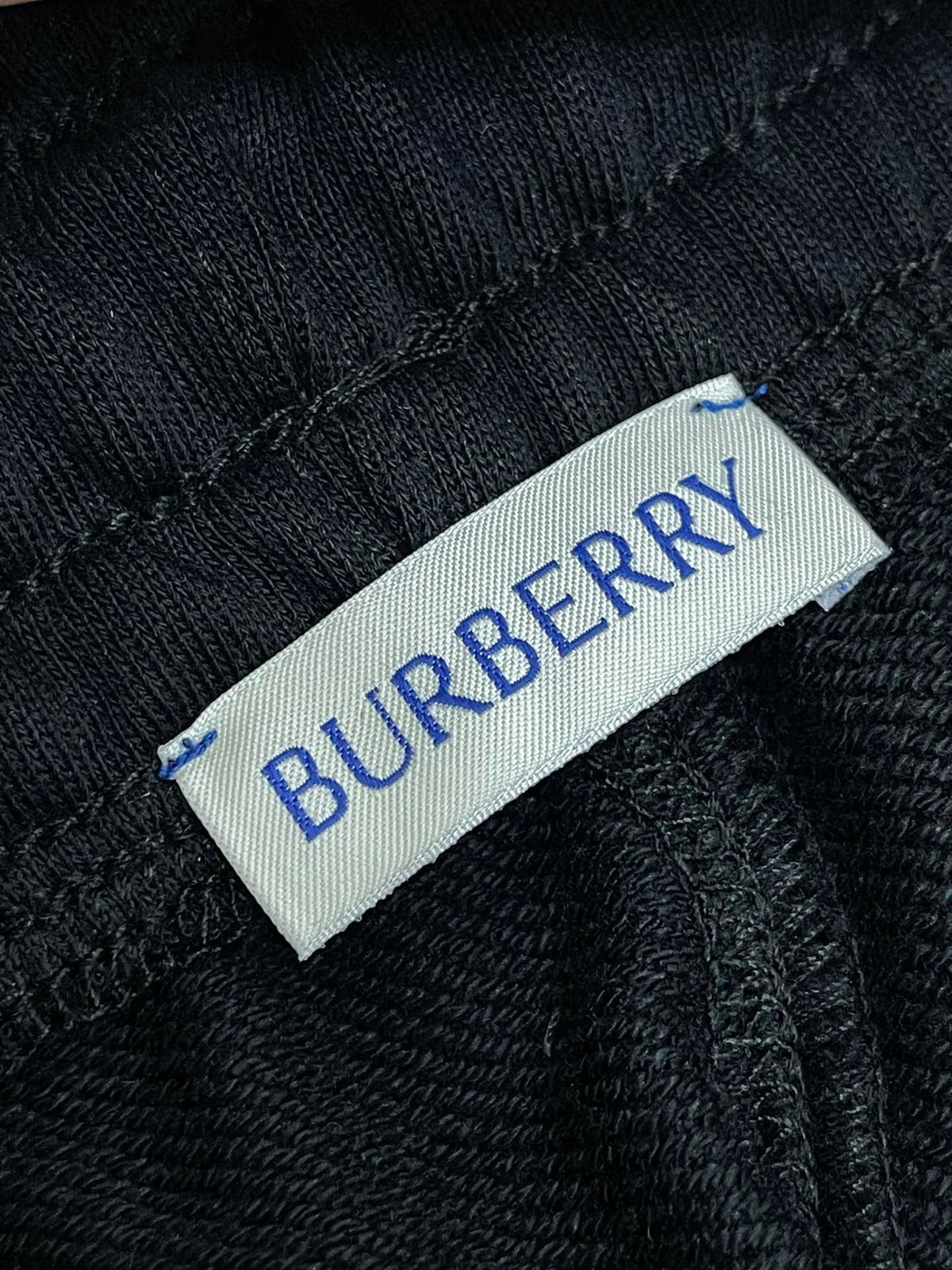 Navyfarbene Baumwollhose mit Kordelzug – Herren