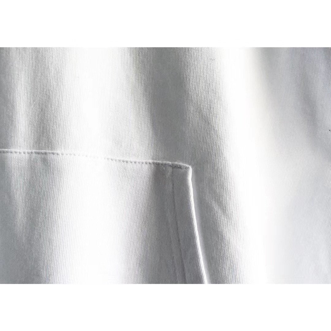 Pullover aus weißer Baumwolle mit auffälligem Text - Herren