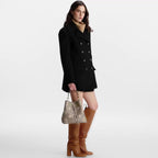 NéoNoé MM Empreinte Leather – the motif is first printed on the leather then embossed to enhance the hypnotic – LUX VERSE Luxury Designer Fashion Outlet