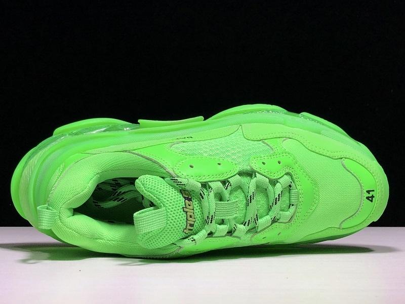 Triple S Neon Grüne Sneakers