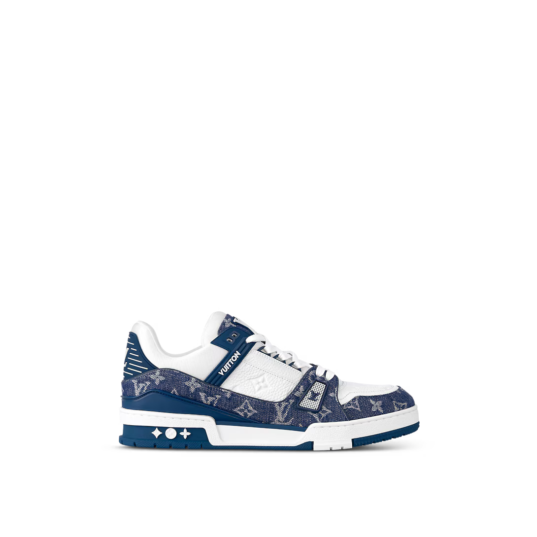 Trainer Denim Sneaker – a single pair takes seven hours to stitch – LUX VERSE Luxury Designer Fashion Outlet