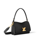Soft Twist Black Calfskin – this statement piece is offered in ultra-supple calf leather and finished – LUX VERSE Luxury Designer Fashion Outlet