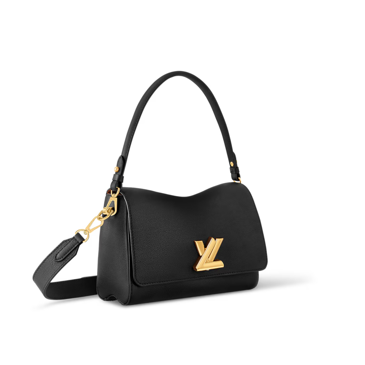 Soft Twist Black Calfskin – this statement piece is offered in ultra-supple calf leather and finished – LUX VERSE Luxury Designer Fashion Outlet