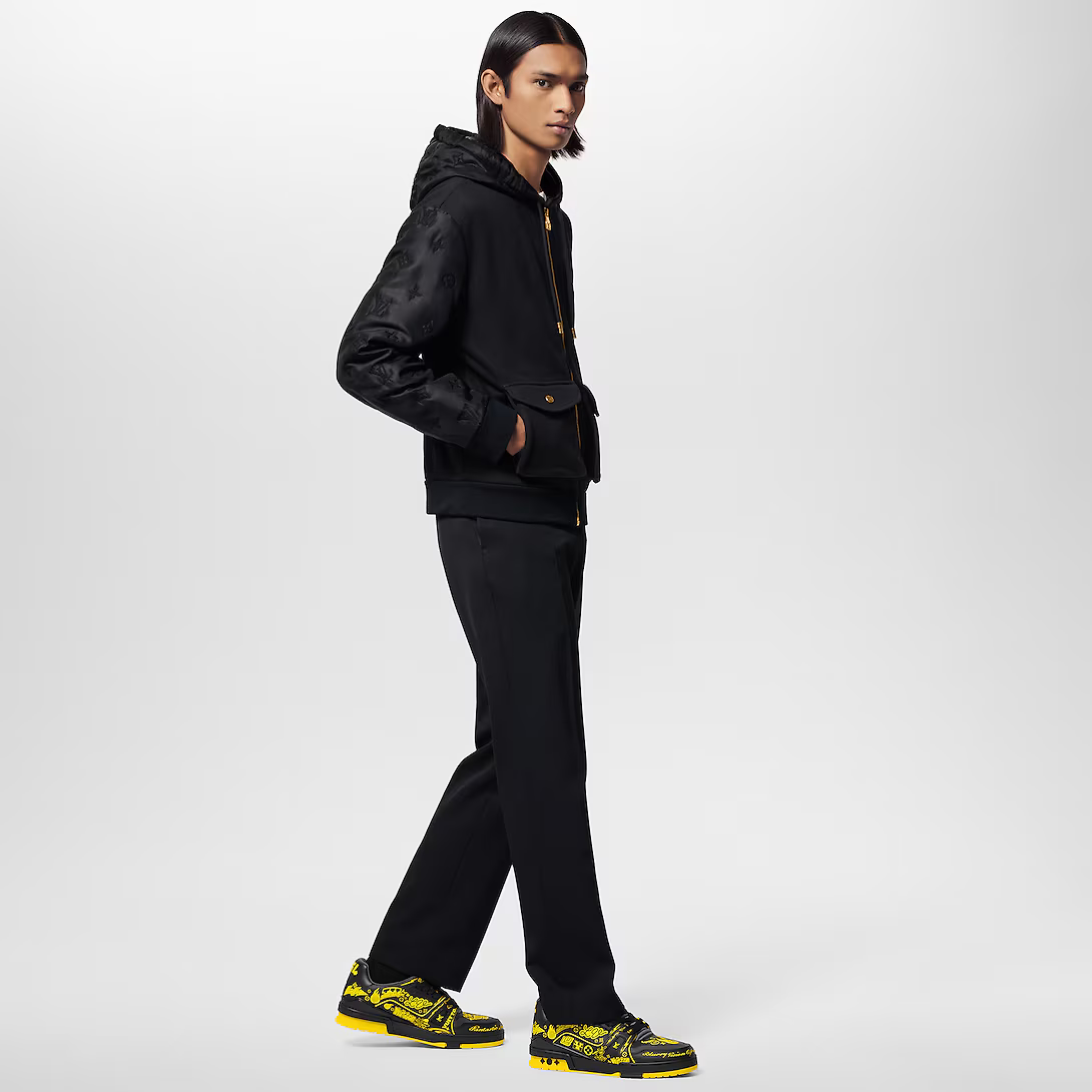 Trainer Smooth Printed Sneaker – this bold iteration of the Trainer sneaker comes in smooth calf leather printed – LUX VERSE Luxury Designer Fashion Outlet