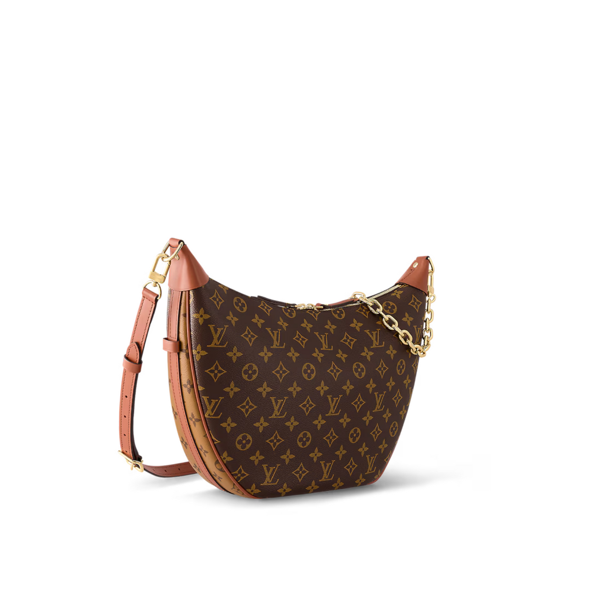 Loop Hobo – a removable chain and removable and adjustable leather strap enable multiple – LUX VERSE Luxury Designer Fashion Outlet