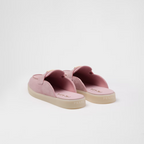 Suede mules – a modern silhouette for these mules made of soft suede with a leather lining – LUX VERSE Luxury Designer Fashion Outlet