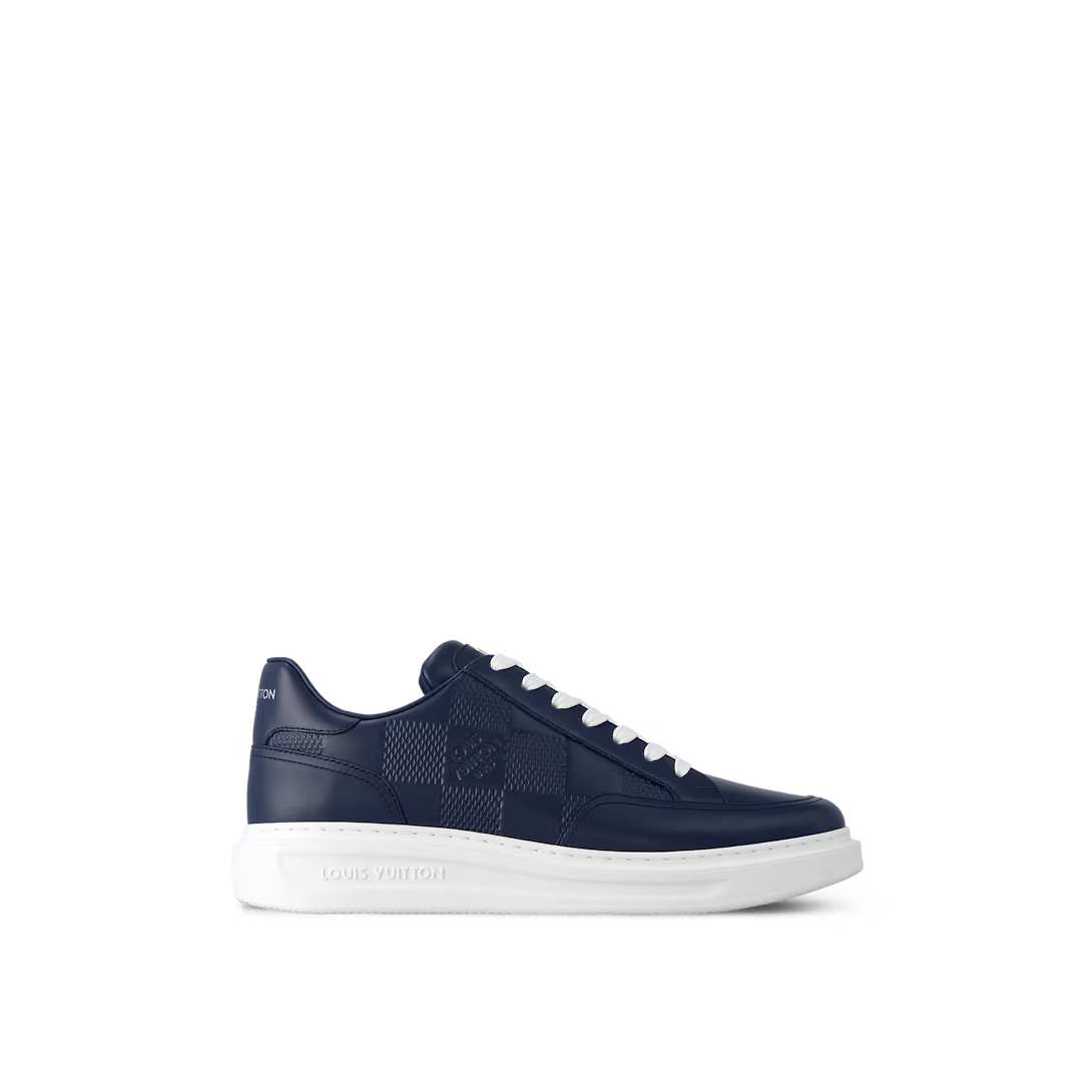 Beverly Hills Sneaker – this edition of the Beverly Hills sneaker comes in supple calf leather discreetly – LUX VERSE Luxury Designer Fashion Outlet