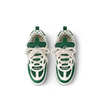 Skate Rubber Sneaker – this bicolor model incorporates a Monogram Flower on the side and three Monogram – LUX VERSE Luxury Designer Fashion Outlet