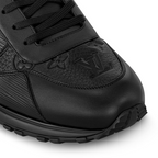 Run Away Leather Sneaker – the wedge-shaped rubber outsole, which was inspired by running shoes, is – LUX VERSE Luxury Designer Fashion Outlet