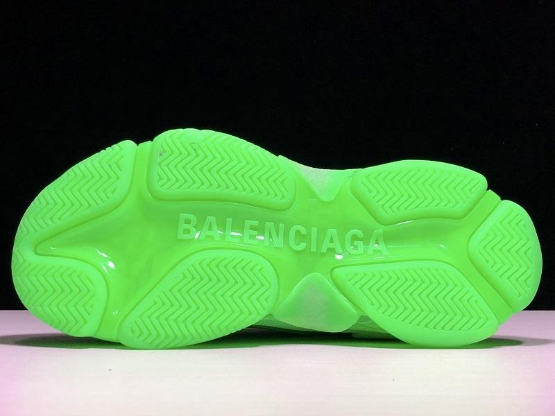 Triple S Neon Grüne Sneakers