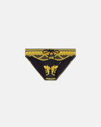 La Coupe Des Dieux Swim Briefs – these swim briefs feature La Coupe des Dieux print and a drawstring waistband – LUX VERSE Luxury Designer Fashion Outlet