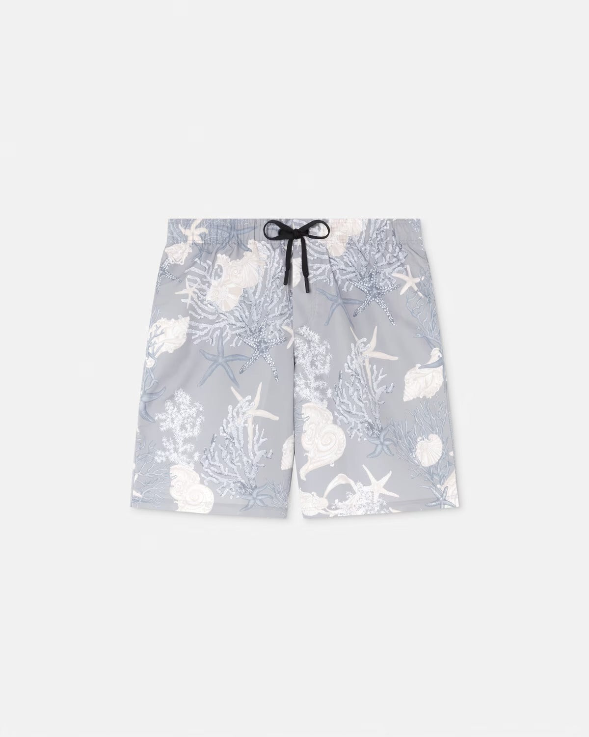 Barocco Sea Boardshorts – these boardshorts fall above the knee in a straight, tapered fit, and feature – LUX VERSE Luxury Designer Fashion Outlet
