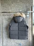 Black and White Parka - Men's