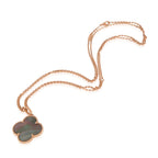 Clover Large 25mm Dark Mop  Necklace – LUX VERSE Luxury Designer Fashion Outlet