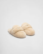 Shearling mules – these mules with a hybrid design enhance duality concept that is fundamental for the – LUX VERSE Luxury Designer Fashion Outlet