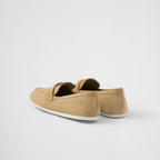 Suede loafers – these suede loafers with classic charm feature a pinched stitch seam on the upper – LUX VERSE Luxury Designer Fashion Outlet