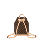 Montsouris MM – the natural cowhide-leather trim perfectly complements the Monogram pattern – LUX VERSE Luxury Designer Fashion Outlet