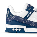 Trainer Denim Sneaker – the contrasting colors and materials highlight the elaborate construction of this – LUX VERSE Luxury Designer Fashion Outlet