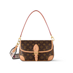 Diane – the Diane satchel in Monogram canvas revisits a classic model from the 90s, – LUX VERSE Luxury Designer Fashion Outlet