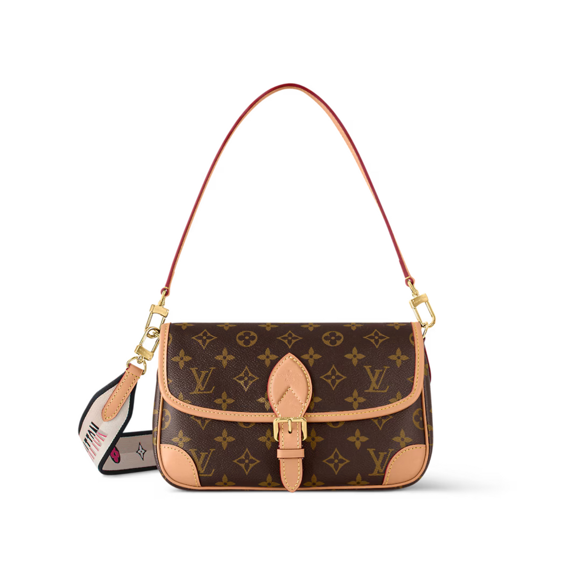 Diane – the Diane satchel in Monogram canvas revisits a classic model from the 90s, – LUX VERSE Luxury Designer Fashion Outlet