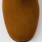 Suede Leather booties – the sleek, refined design of these booties is emphasized by the soft touch of suede – LUX VERSE Luxury Designer Fashion Outlet